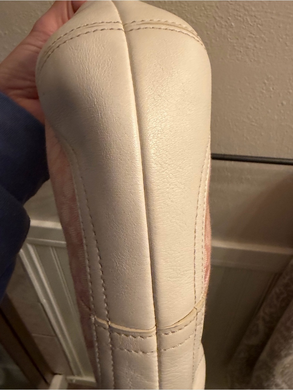 Vintage Y2K Coach 6351 Soho Mini Signature Hobo Bag – Pink/White Jacquard - Picture 12 of 16